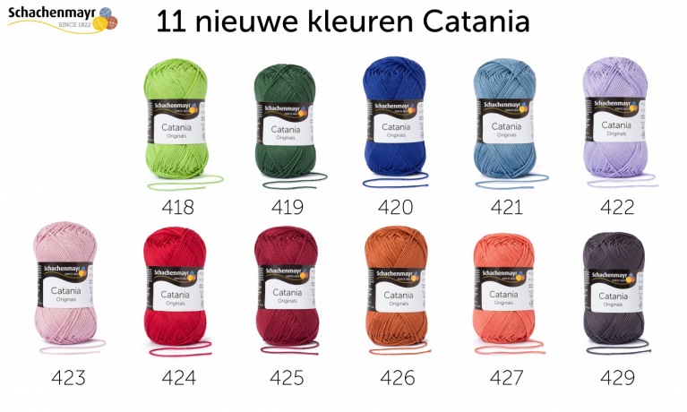 11 nieuwe kleuren Catania