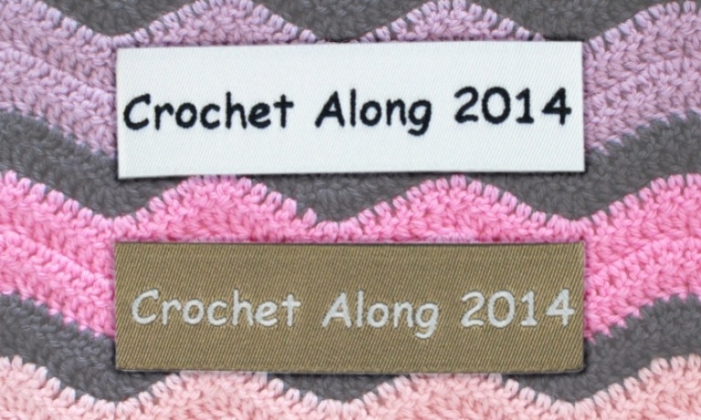 Labels voor Crochet Along 2014