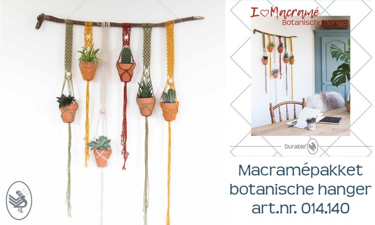 Durable Macramé pakket Botanische hanger