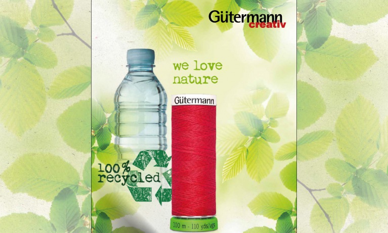 Gütermann naaigaren rPET - 100% gerecycled polyester