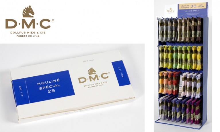 DMC Mouliné - nieuwe verpakking en display