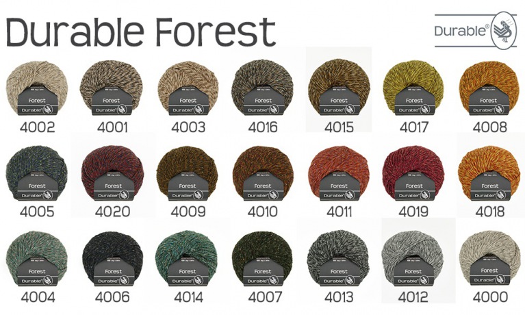 Durable Forest kleurkaart