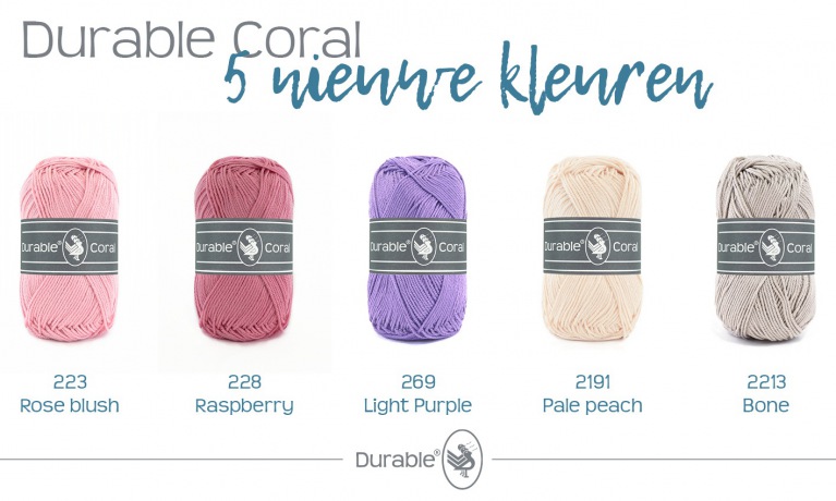 Nieuwe kleuren Durable Coral