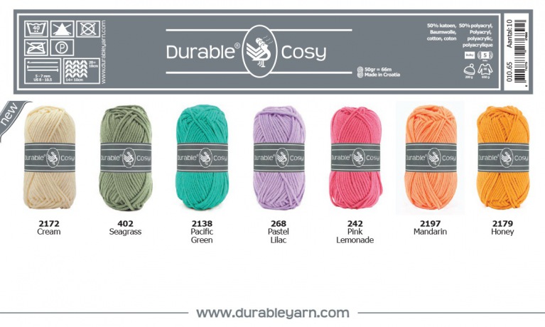 Nieuwe kleuren Durable Cosy 2021