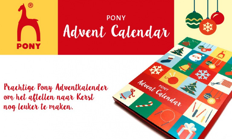 Pony brei en haak adventkalender