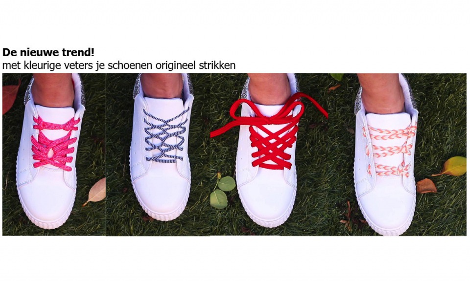 Avonturier Leesbaarheid album Veter Display - Customize je sneakers | G Brouwer & Zn